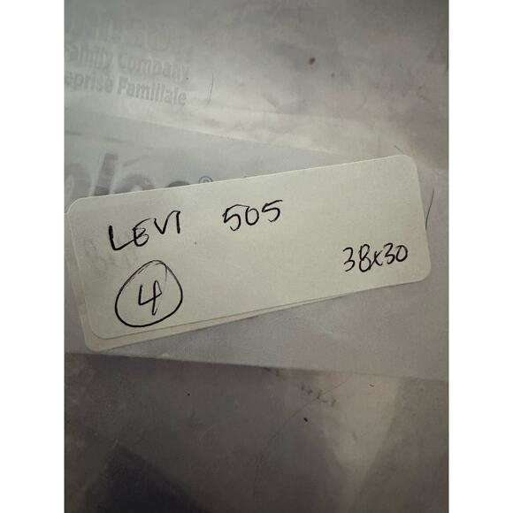 Levi 505 Jeans Men 38x30 Classic Academia Twee Western Cowboy Aztec Minimalist - Picture 11 of 11